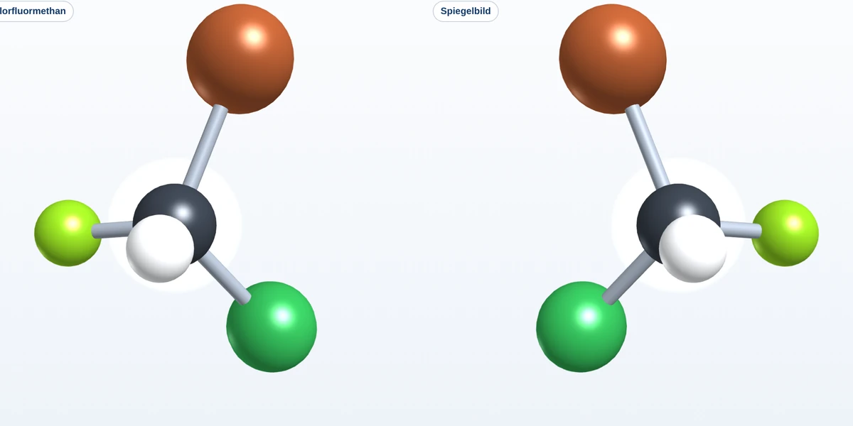 Vorschau 3D Viewer Stereochemie Chiralität Enantiomere Diastereomere